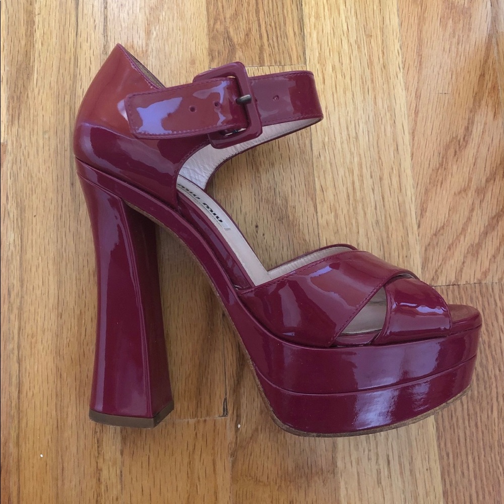 Miu Miu platform sandals!!!